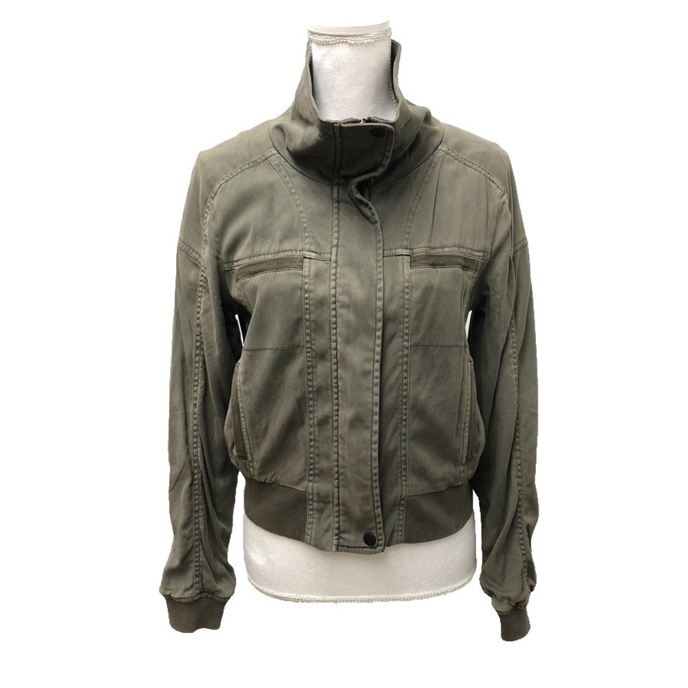 Marrakech Emilia Bomber Jacket Womens Small Green Streetwear Outdoor Gorpcore